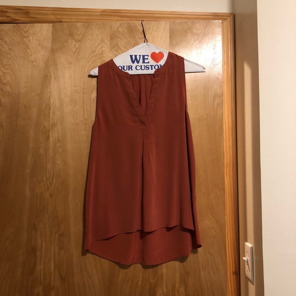 Joie silk sleeveless blouse size S